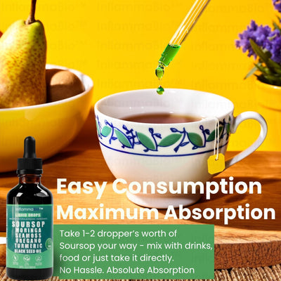 100% Organic 10 in 1 Soursop Synergy Drop