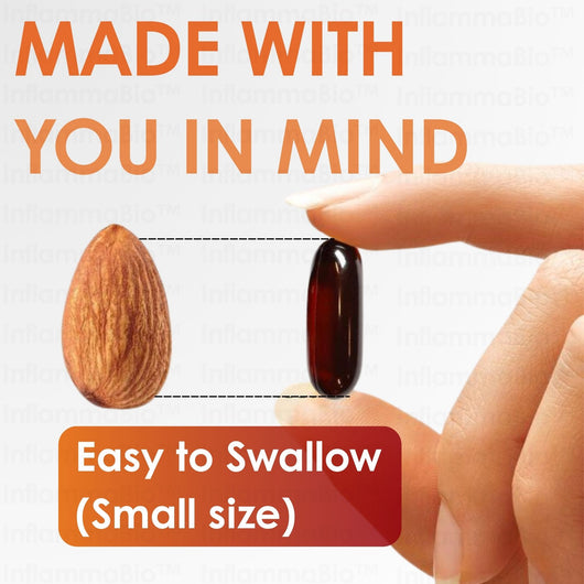 InflammaBio™ Pumpkin Seed Oil & Saw Palmetto. Dual-Action DHT-Blocker