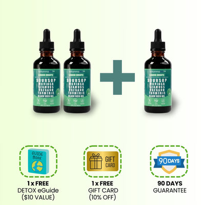 100% Organic 10 in 1 Soursop Synergy Drop