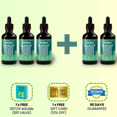 100% Organic 10 in 1 Soursop Synergy Drop