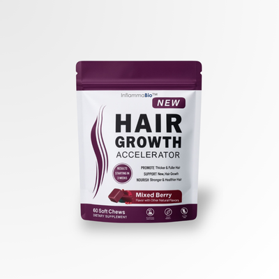 InflammaBio™ Hair Growth Accelerator (40X Biotin) Soft Chew