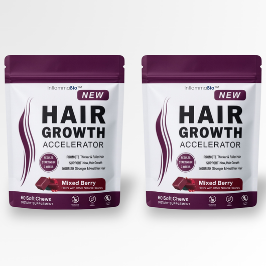 InflammaBio™ Hair Growth Accelerator (40X Biotin) Soft Chew