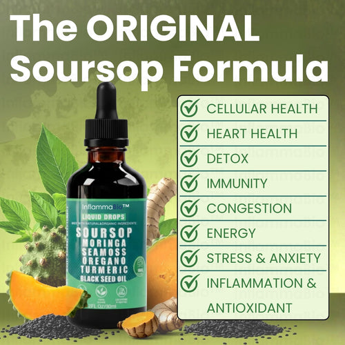 100% Organic 10 in 1 Soursop Synergy Drop