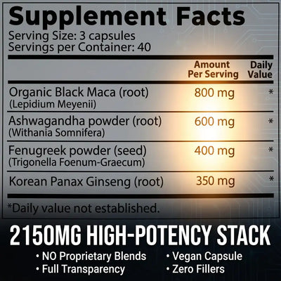 Black Maca Alpha Stack