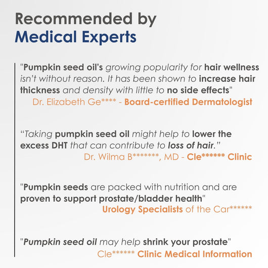 InflammaBio™ Pumpkin Seed Oil & Saw Palmetto. Dual-Action DHT Blocker